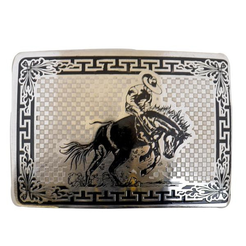 METAL BUCKLE MARE'S HORSE BUCKLE WD045