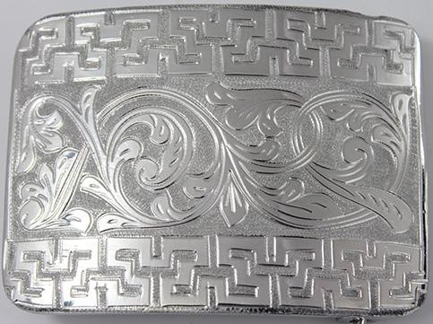 Hebilla Charra Floreada