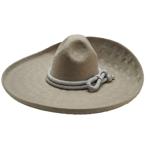 Sombrero Charro - Pelo de Conejo con Calabrote - San Luis Moderado - RR-71132