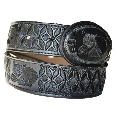 EMBROIDERED COWBOY BELT IMP-13117