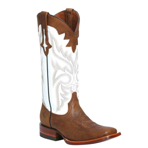 Rio Grande Women's Susy White Square Toe Boot