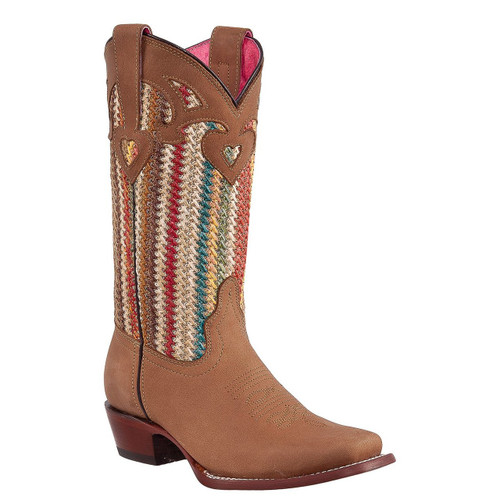Quincy Women's Multicolored Square Toe Boots