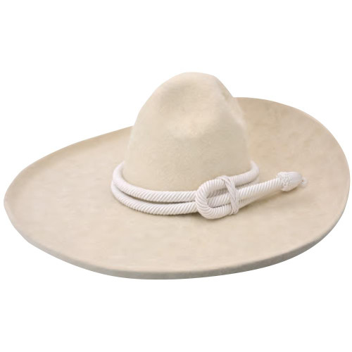 Sombrero Charro Pelo De Conejo Beige