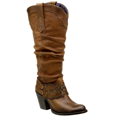 Cuadra Women's Golden Rustic Finish Boot