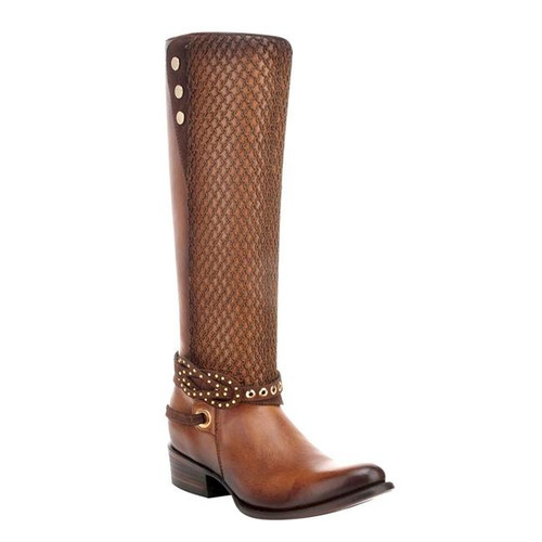 Cuadra Ladies Tall Tan Boots Res Volturno