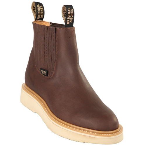 Original Michel Short Ankle Brown Work Boots