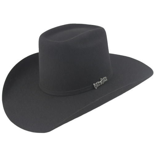 Cuernos Chuecos 6X Black Brick Crown Felt Hat
