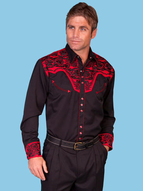 Scully Shirt - Tomato- P634