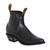 Men's Lizard Print Pointed Toe Western Ankle Boots