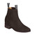 El Canelo Men's Brown Suede Botin Charro