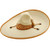 Twinstone Sombrero Charro - Plano Palma Blanca - Cafe - RRTWI-91431