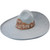 Sombrero Charro De Lana Floreado Gris