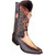 King Exotic Men's Ostrich Faded Oryx Cowboy Boots - H76 European Toe