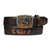 Cuadra Men's Lion Buckle Caiman Belly Belts
