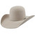 Cuernos Chuecos 10x Grizzly Silver Belly Open Crown Cowboy Felt Hat