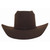 Cuernos Chuecos Chocolate 6X Brick Crown Felt Hat