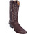 Los Altos Men's Bull Shoulder Brown R-Toe Cowboy Boots