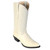 Los Altos Winter White Ostrich Cowboy Boot J Toe