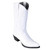 Los Altos White Ostrich Cowboy Boot J Toe