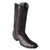 Los Altos Men's Black Cherry Ostrich Square 7-Toe Cowboy Boots