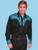 Scully Shirt - Turquoise- P634