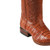 Wild West Boots - Caiman Tail - 3x Toe - Cognac