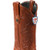 Wild West Boots - Caiman Tail - 3x Toe - Cognac