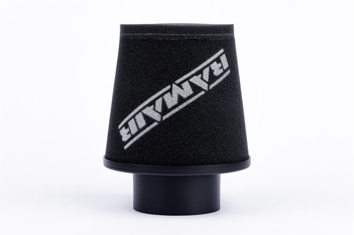 Ramair Large Foam Filter Aluminium Base 90mm (3.5inch) OD Black