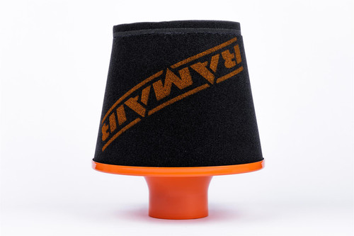 Ramair Foam Performance Universal Cone Air Large Filter Coupler - 80mm (3.1inch) Orange
