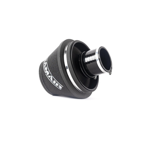 Ramair 90mm (3.5inch) ID Neck Medium Cone Air Filter with Velocity Stack and Coupling