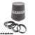 Ramair Foam 70-90mm (2.75 - 3.5inch) ID Neck Polymer Base Neck Cone Air Filter Universal with Reducing Rings