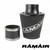 Ramair Medium Foam Filter Aluminium Base 90mm (3.5inch)OD Black with Silicone Coupler