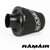 Ramair Medium Foam Filter Aluminium Base 90mm (3.5inch)OD Black with Silicone Coupler