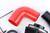 Performance Pleated Induction Kit for VW MK5 Golf R32 3.2 V6  - Red Hoses