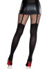 Jett Garter Illusion Tights O/s - Black