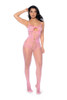 Blush Reverie Fishnet Bodystocking - Os - Bubblegum Pink