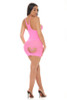 Heart Rate Bodystocking Dress - Pink - Os