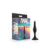 Anal Adventures Platinum - Silicone Beginner Plug - Medium - Black