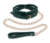 Indica Cutout Collar and Leash - Green