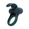 Frisky Bunny Vibrating Ring Black Pearl
