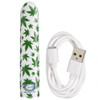 420 Slim Cannabis Leaf Vibe - White/green