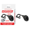 Enhancer Textured Cock Strap and Ball Stretcher - Black