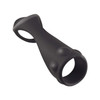 Enhancer Textured Cock Strap and Ball Stretcher - Black