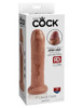 King Cock 7 Inch Uncut - Tan