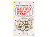 X-Rated Birthday Candle