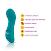 Lalita Mini Pleasure Ridges G-Spot Vibe - Ocean