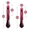 Temptasia - Trixie - Thrusting Dildo - Wine