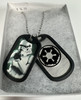 Licensed Star Wars Dog Tag Necklace Storm Trooper Style 2