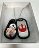 Licensed Star Wars Dog Tag Necklace R2D2