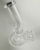Premium Mini Glass Beaker Bong – Portable Pocket Water Pipe (5")